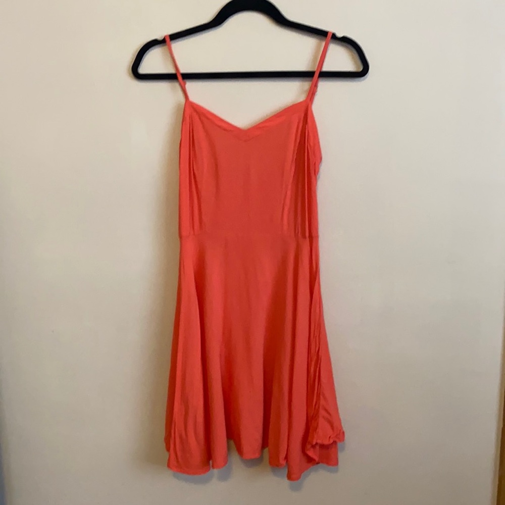 Coral women’s short dress